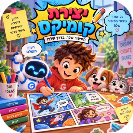 עטיפת המשחק יצירת קומיקס